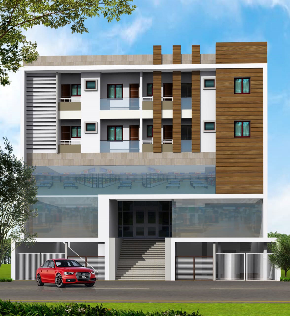 Independent villa 1 at Kalkere by Lavish Constructions
