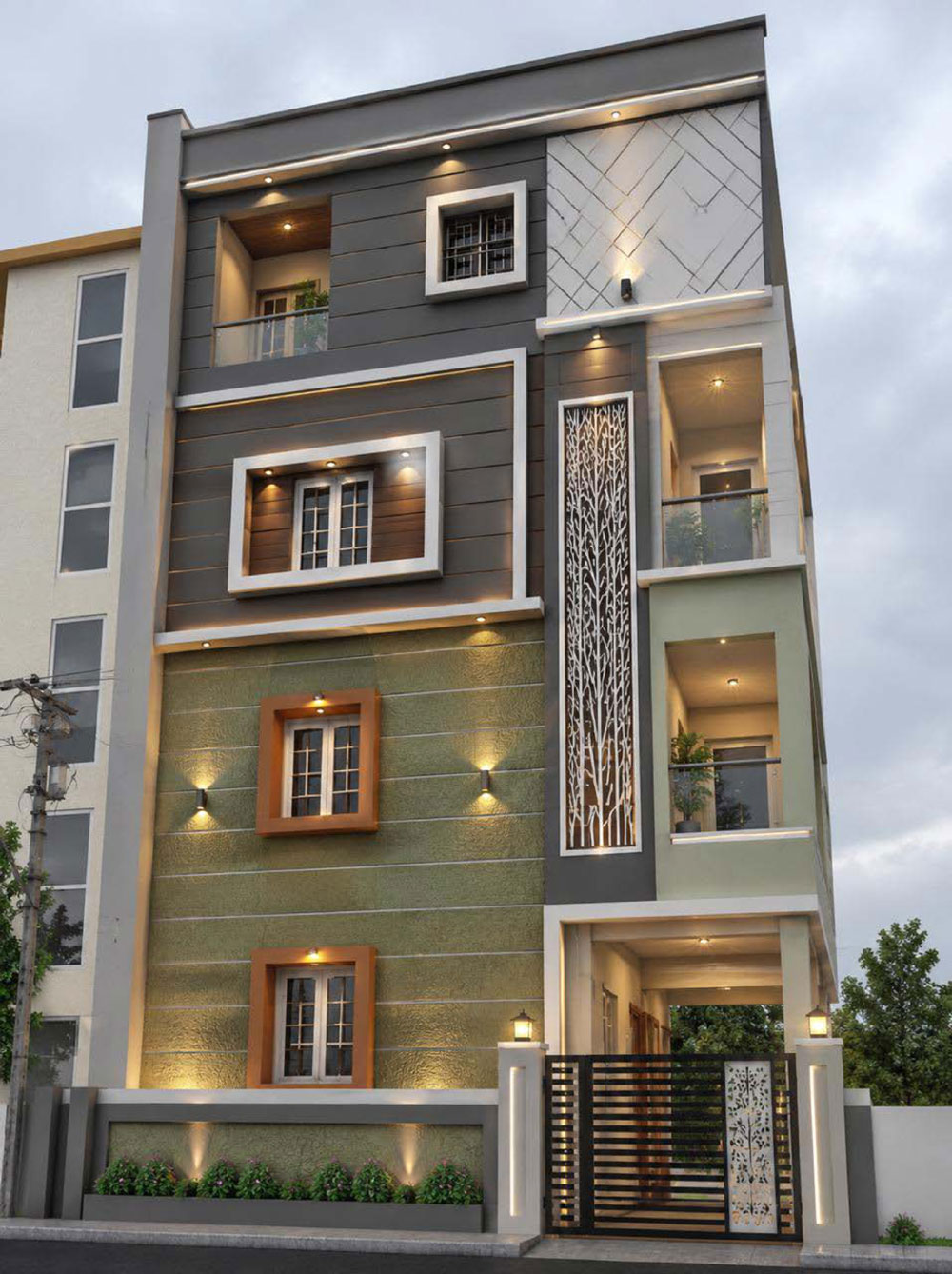 Independent villa 4 at Kalkere by Lavish Constructions